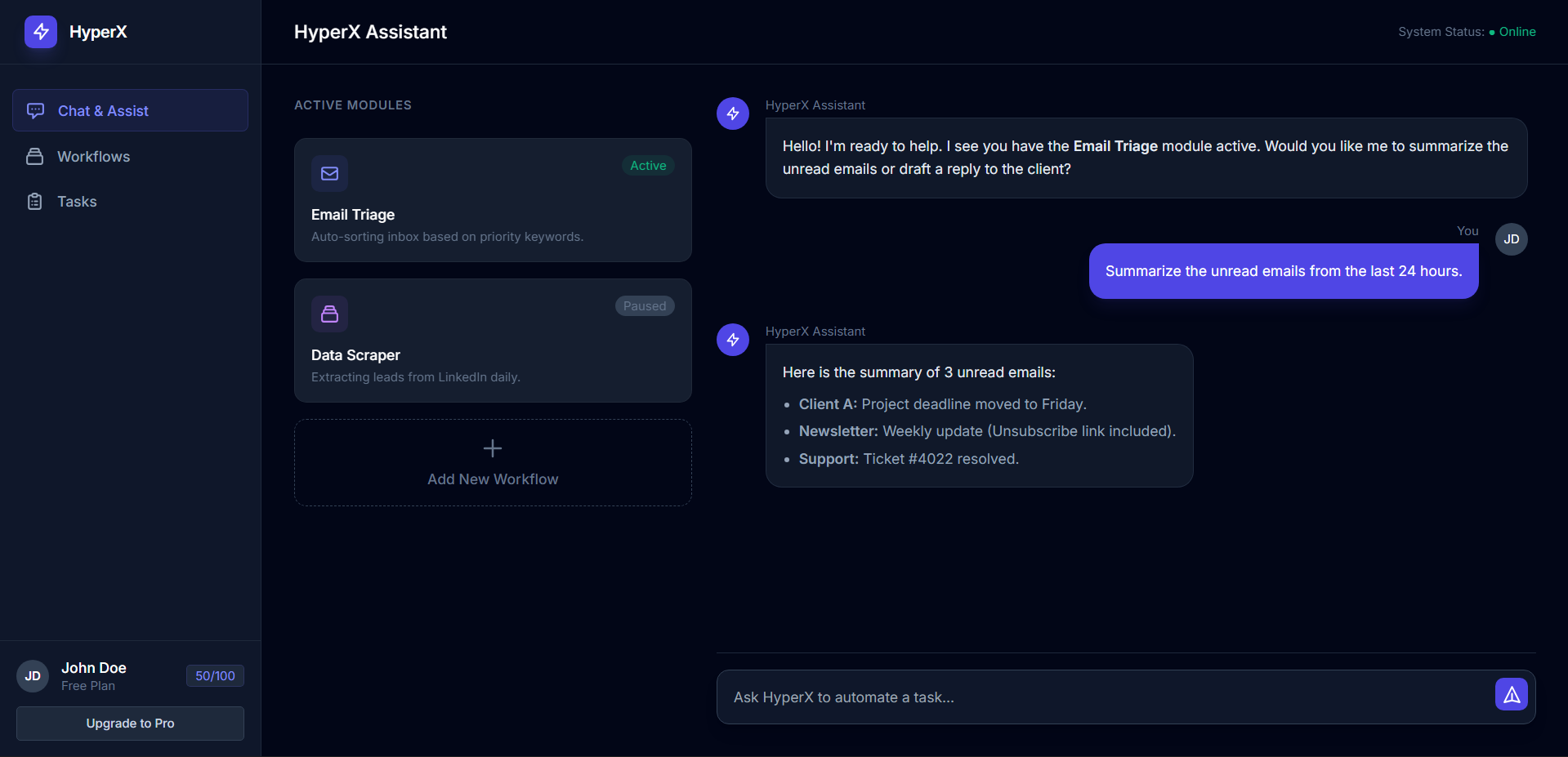 HyperX – Automation Platform